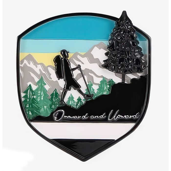 Hiker Adventure Badge Personalize