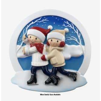 Ice Skating Family Ornament