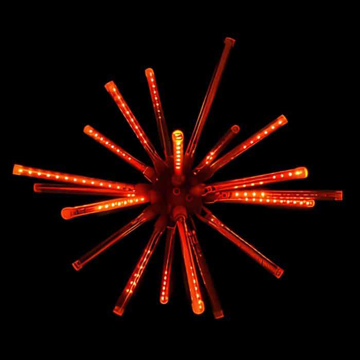 Meteor Burst 224 Light Decor Red