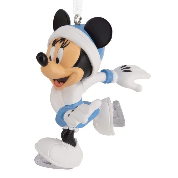 Minnie Mouse Ice Skating Ornament