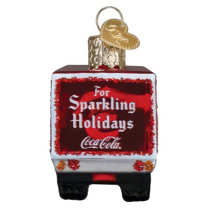 Coca cola™ Semi Truck Ornament Set Old World Christmas Tailgate
