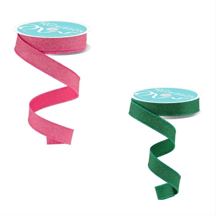 Fine Glitter on Faux Royal Ribbon 78