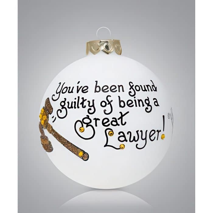 Great Lawyer Ornament Personalized