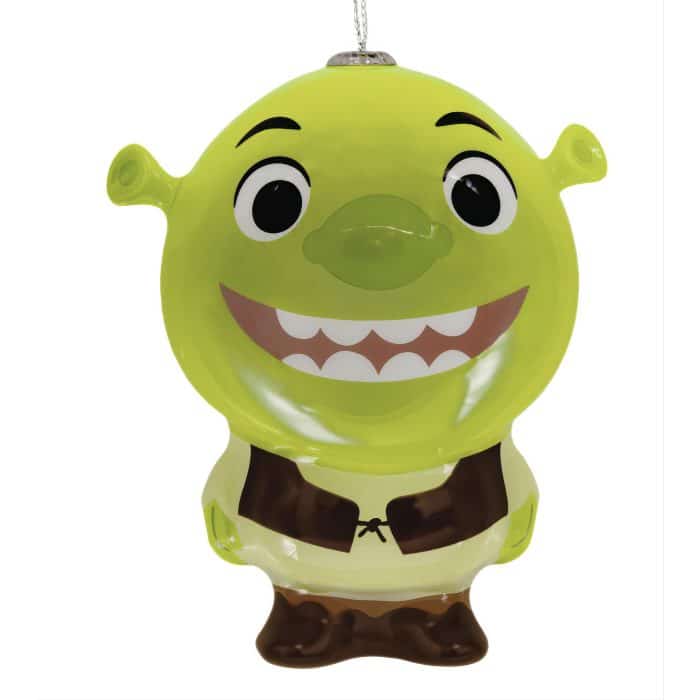Smiling Wide Shrek Christmas Ornament