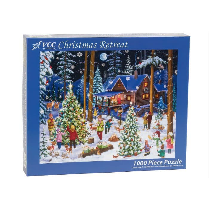 Christmas Retreat Puzzle 1000 Pieces Box