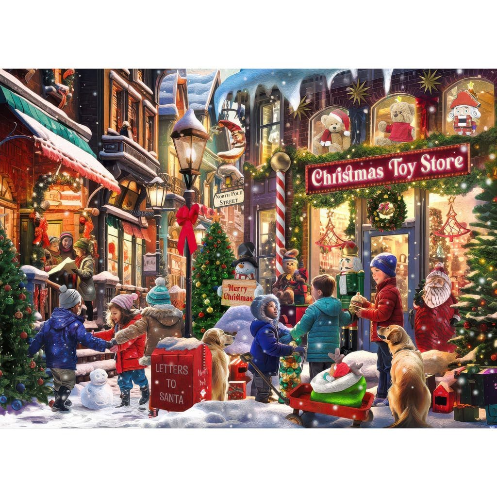 Christmas Toy Store Puzzle 1000 Pieces