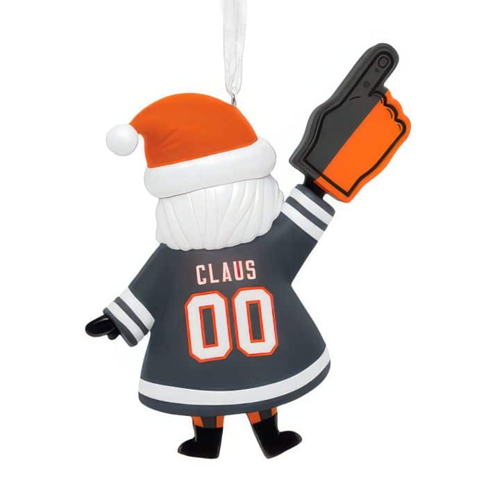 Denver Broncos™ Santa Fan Ornament Back