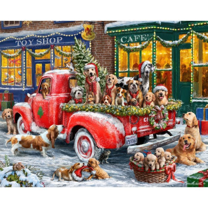 Doggone Christmas Puzzle 1000 Pieces