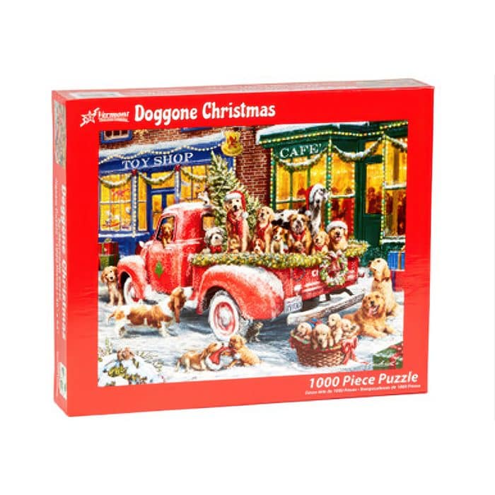 Doggone Christmas Puzzle 1000 Pieces Box
