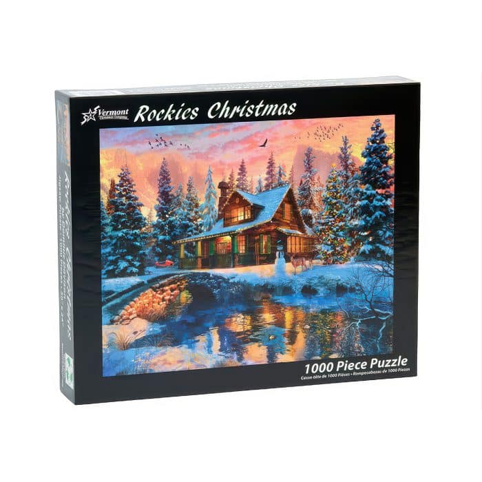 Rocky Mountain Christmas Puzzle 1000 Pieces Box