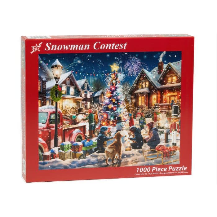 Snowman Contest Puzzle 1000 Pieces Box