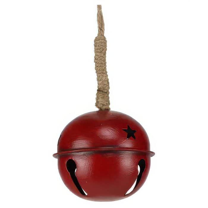 Antique Red Jingle Bell Ornament