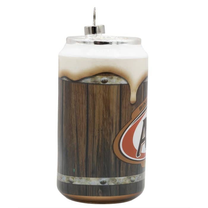 A&W™ Root Beer Soda Can Ornament Side
