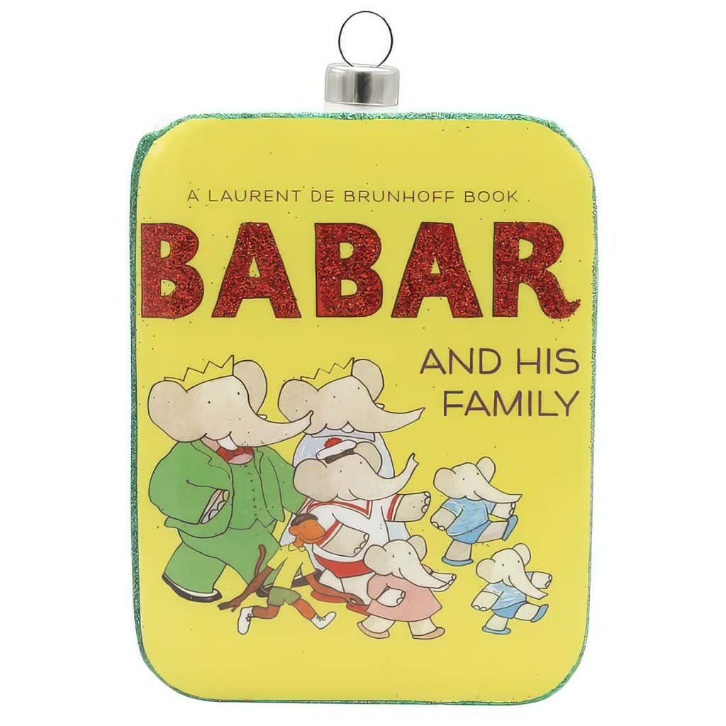 Babar and His Family Book Cover Ornament