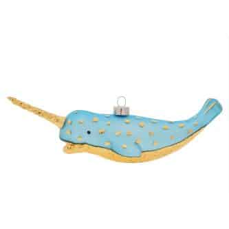 Nautical Narwhal Ornament