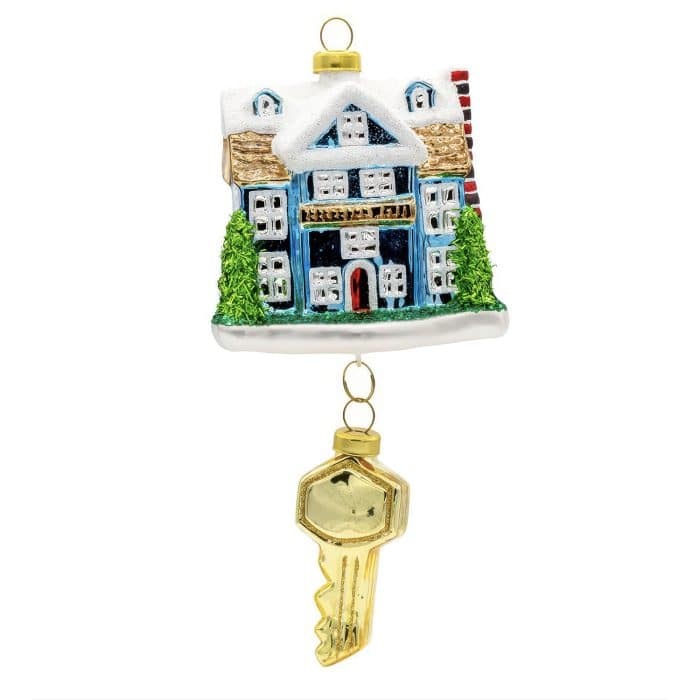 Our New Home Golden Key Ornament