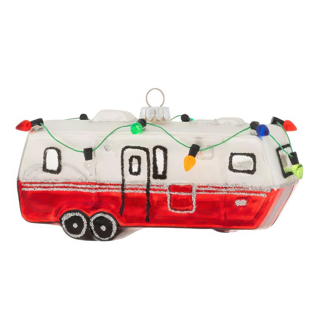 Retro Christmas Camper Ornament