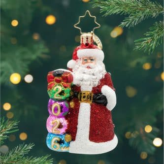 Santa's Christmas Countdown Gem By Radko