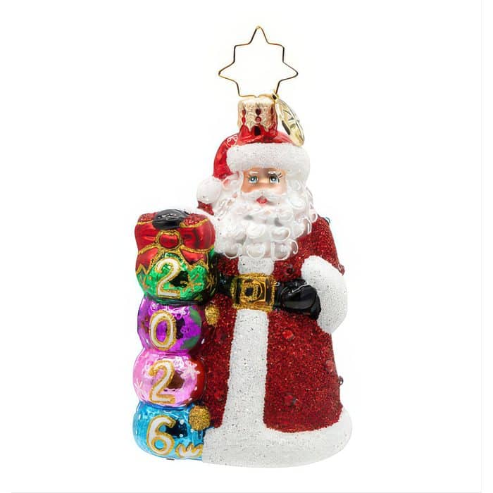 Santa's Christmas Countdown Gem By Radko Front