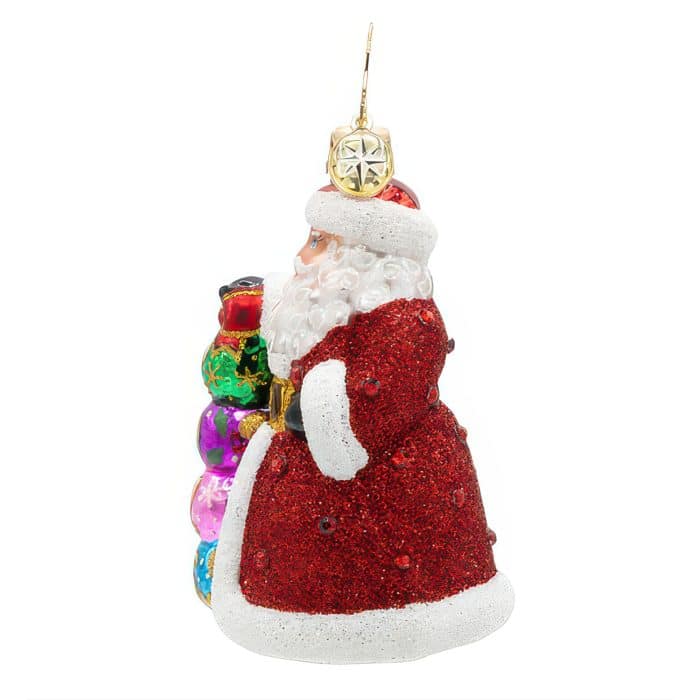 Santa's Christmas Countdown Gem By Radko Side