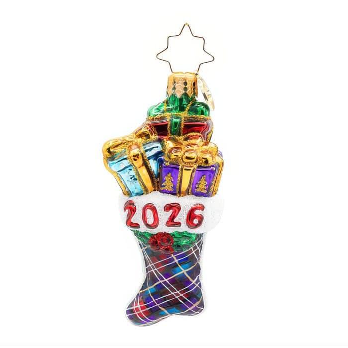 2026 Stacked Holiday Joy Gem by Radko Front