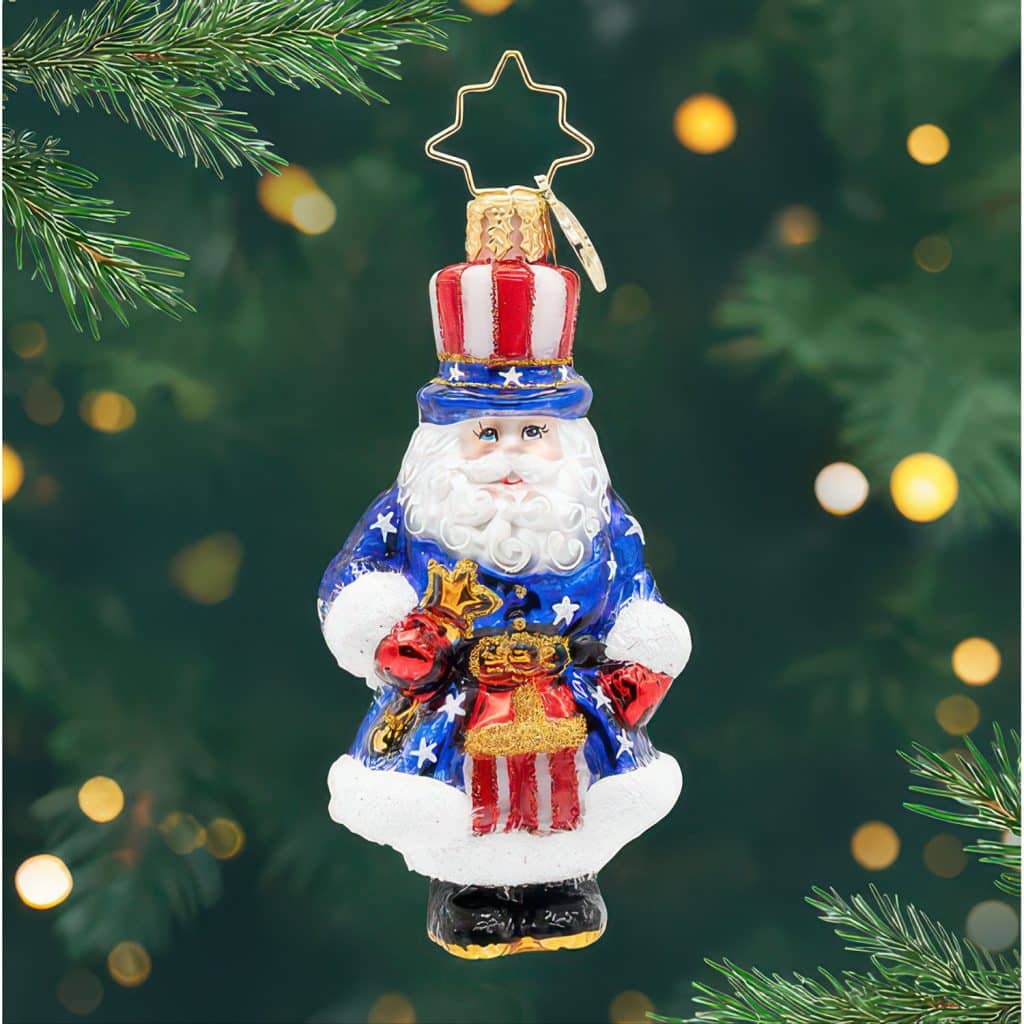 All American Santa Gem by Radko