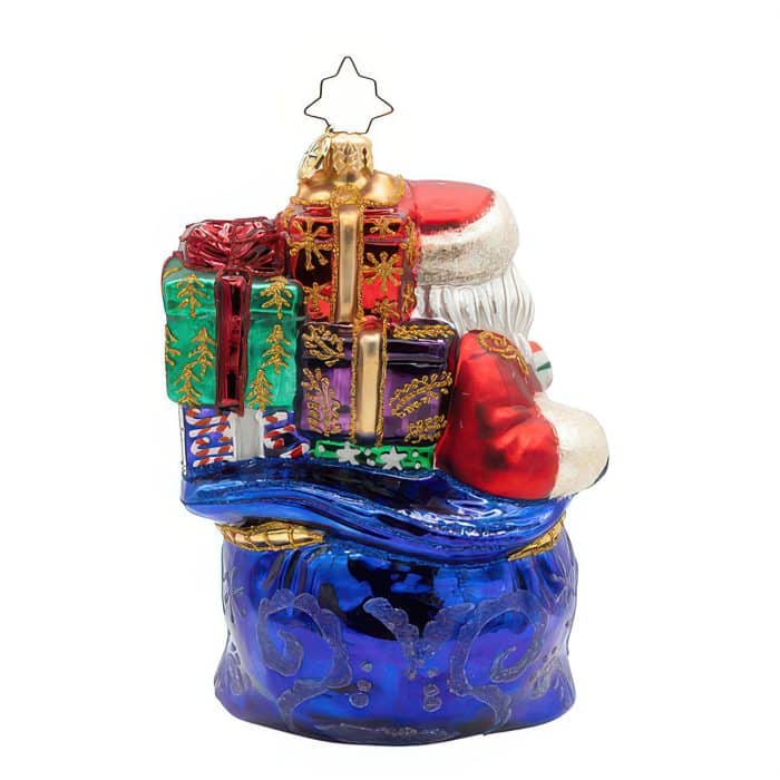 Kris Kringle's Bundle By Radko Back