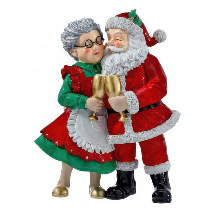 Cheers Santa and Mrs Clause Figurine