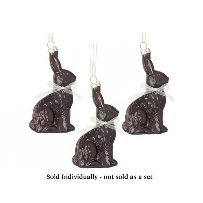 Chocolate Look Bunny Ornament