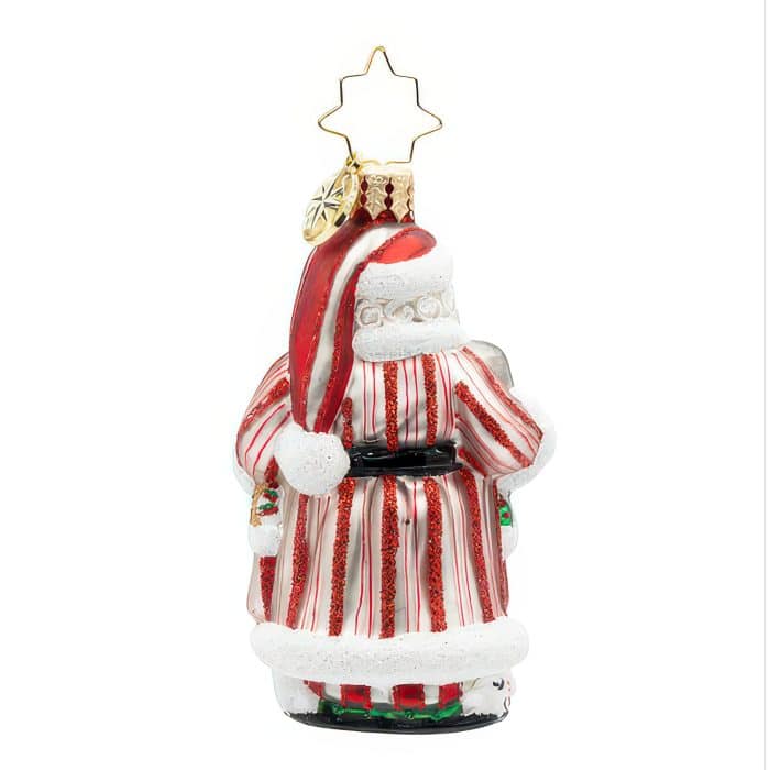 Santas Daily New Gem by Radko Back