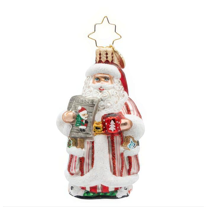 Santas Daily New Gem by Radko Front