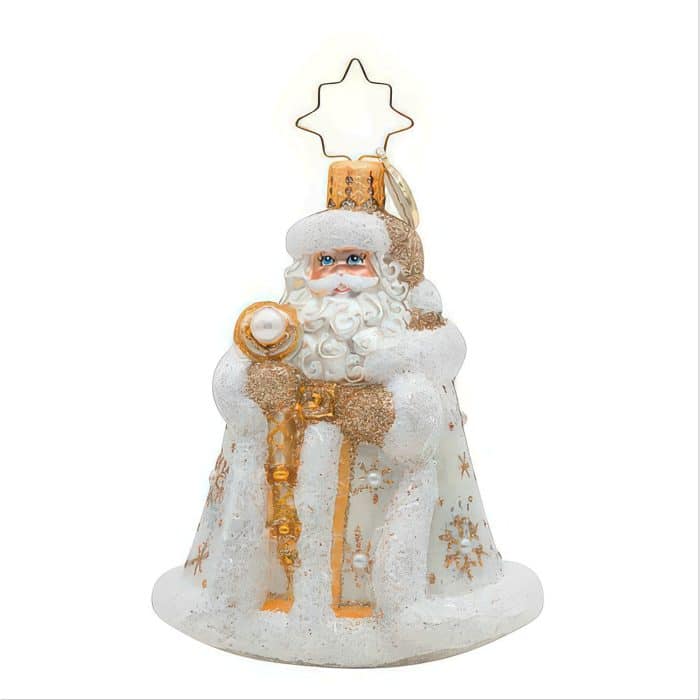 Gilded Kris Kringle Gem by Radko Front