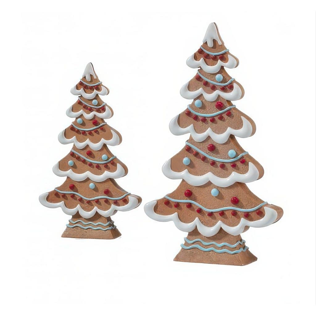 Gingerbread Frosting Tree Set