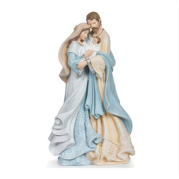 Holy Family Leaf Pattern Figurine