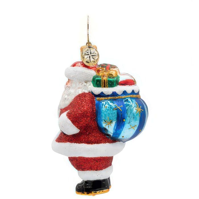 Jolly Old Kris Kringle Gem By Radko Side