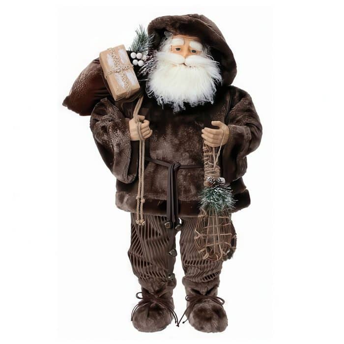 Fur Lodge Santa with Snowshoes