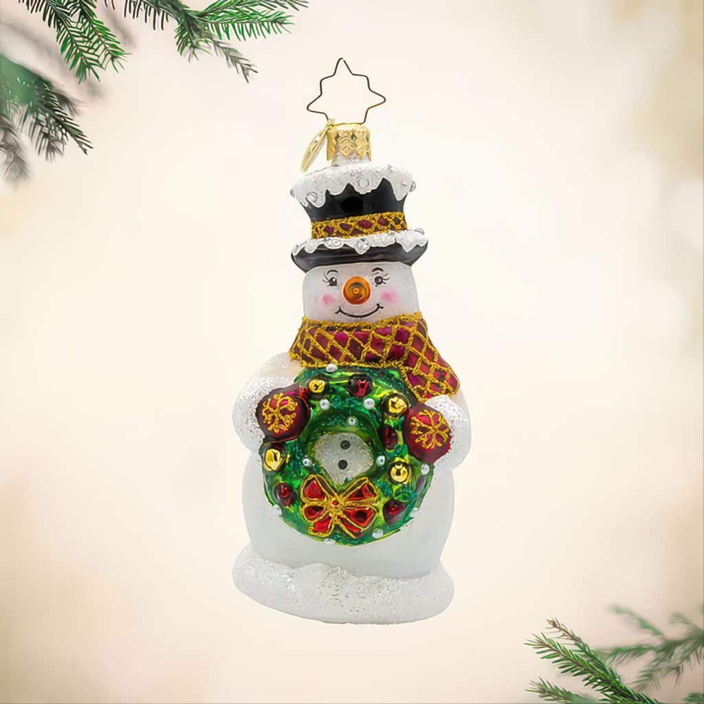 Merry Mittens Snowman by Radko