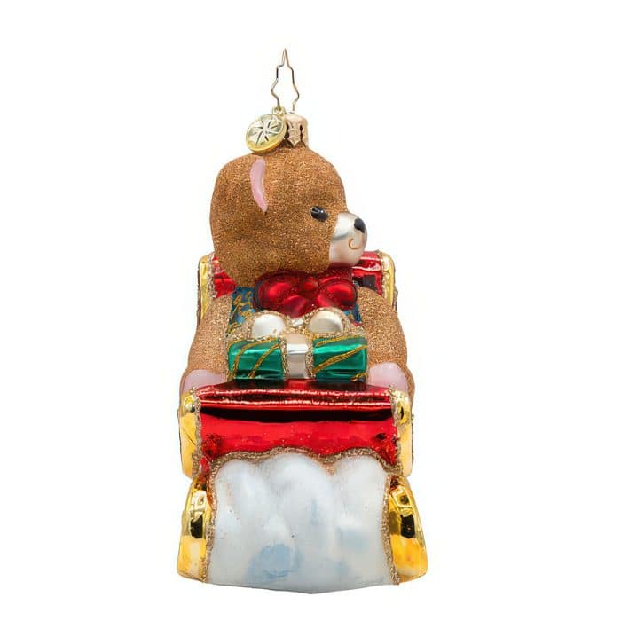 Beary Merry Sleigh By Radko Side