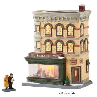 Nighthawks And Study For Nighthawks Christmas In the City D56 Pre-Owned Rare Accessory