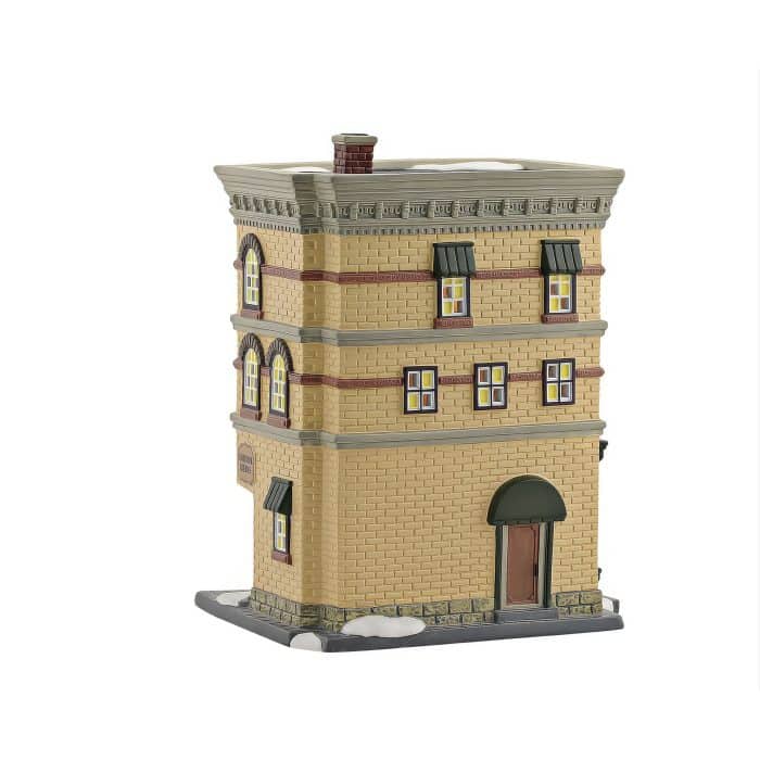 Nighthawks Christmas In the City D56 Pre-Owned Rare Back