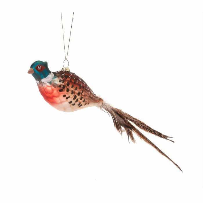Pheasant with Feather Tail Ornament