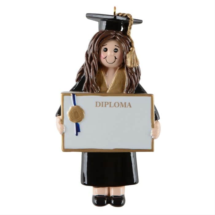 Proud To Graduate Ornament Personalized Girl