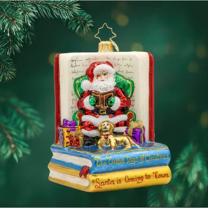 Santas Book Nook by Radko