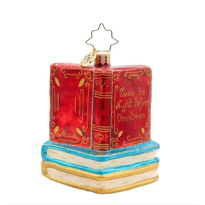 Santa's Book Nook Gem By Radko Back