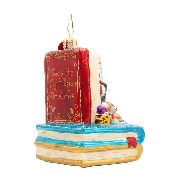 Santa's Book Nook Gem By Radko Side Two