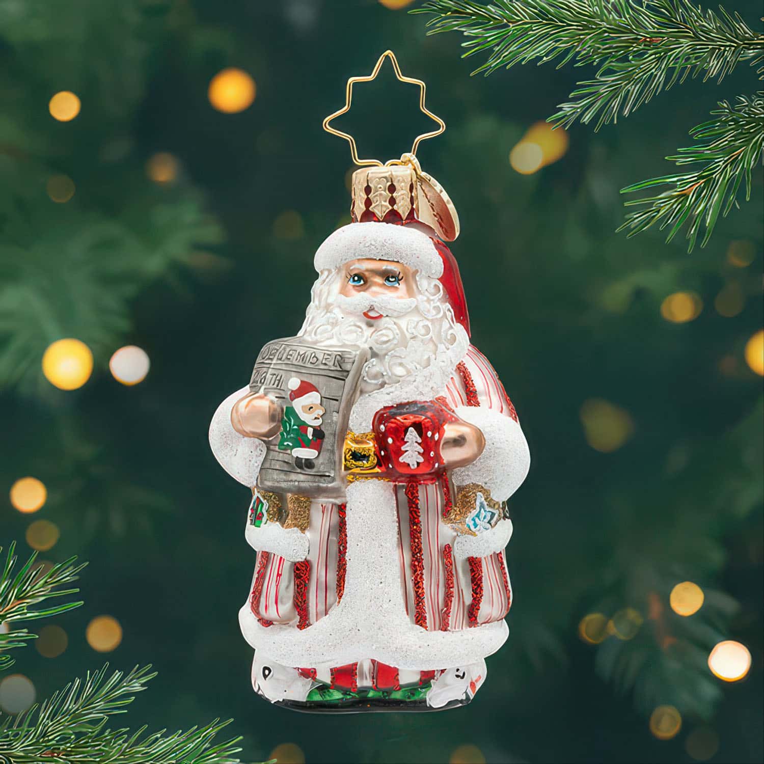 Santa's Daily New Gem By Radko - St Nick's Christmas Store