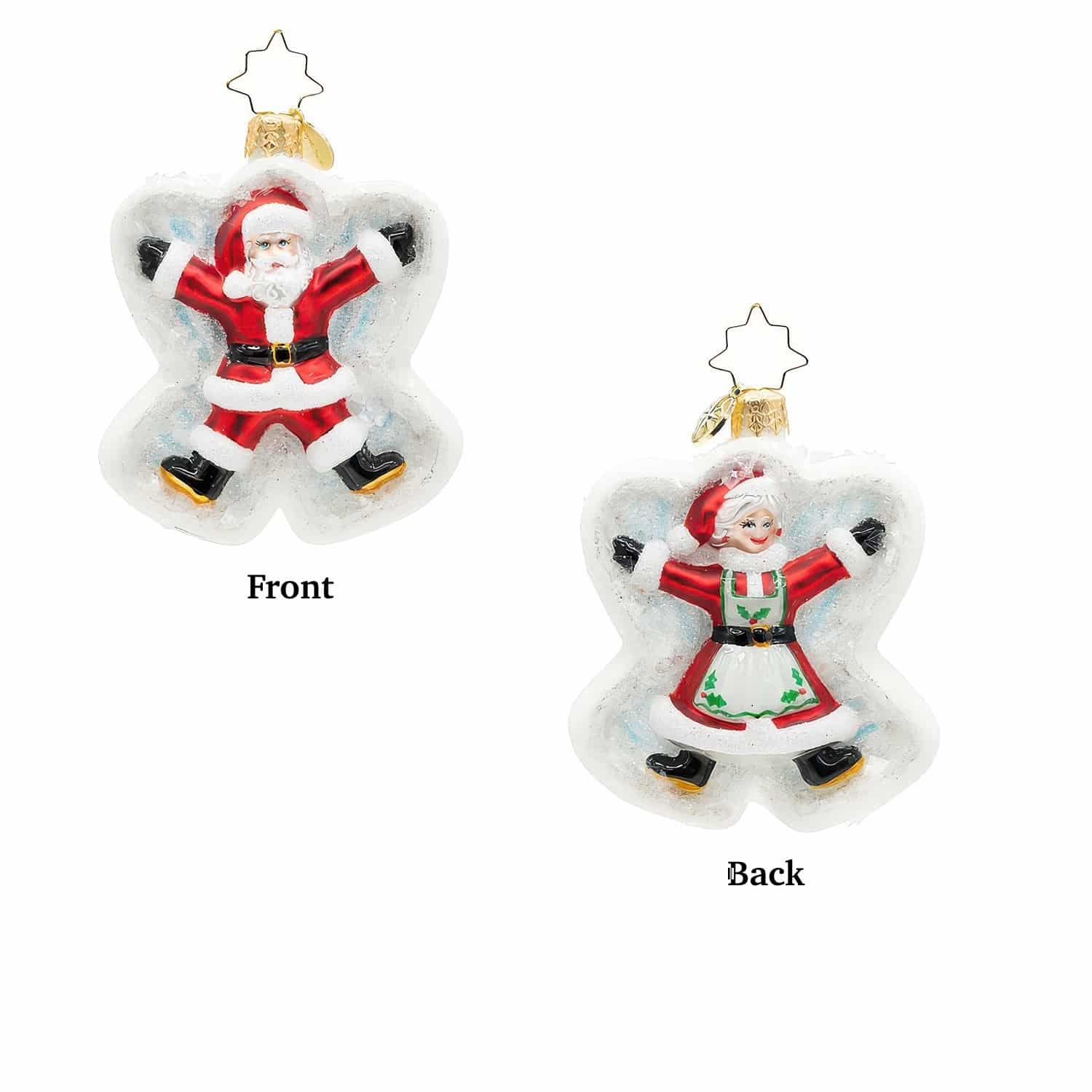 Snow Angel Duo Gem By Radko - St Nick's Christmas Store