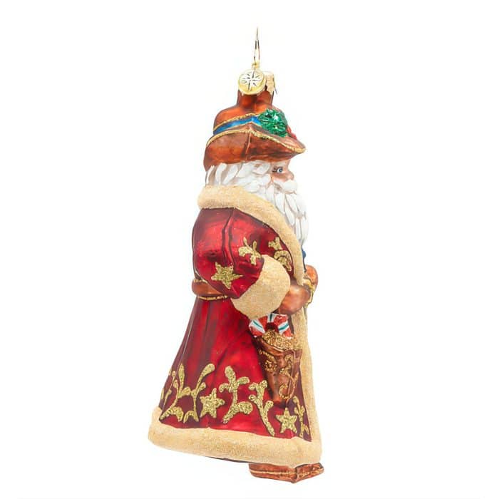 Jingle Spurs Santa By Radko Side