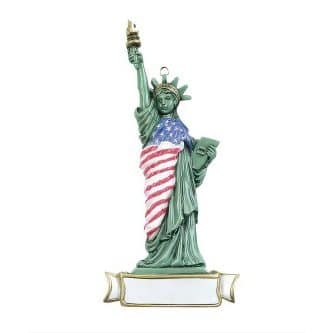 Statue Of Liberty Ornament Personalize