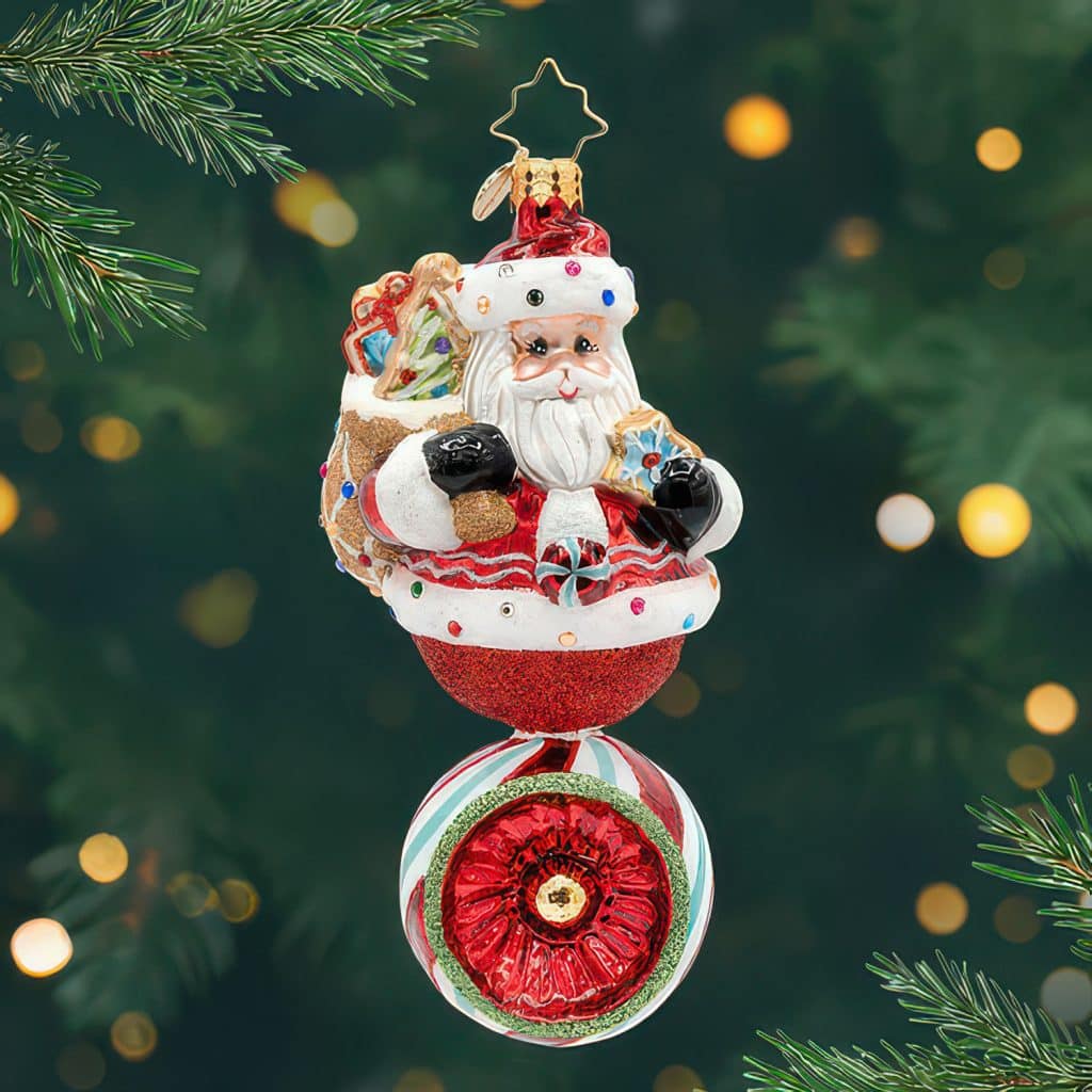 Sweet Claus Reflector Santa by Radko